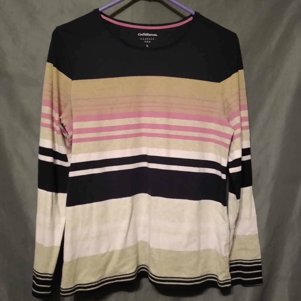 Croft & Barrow classic striped tee
